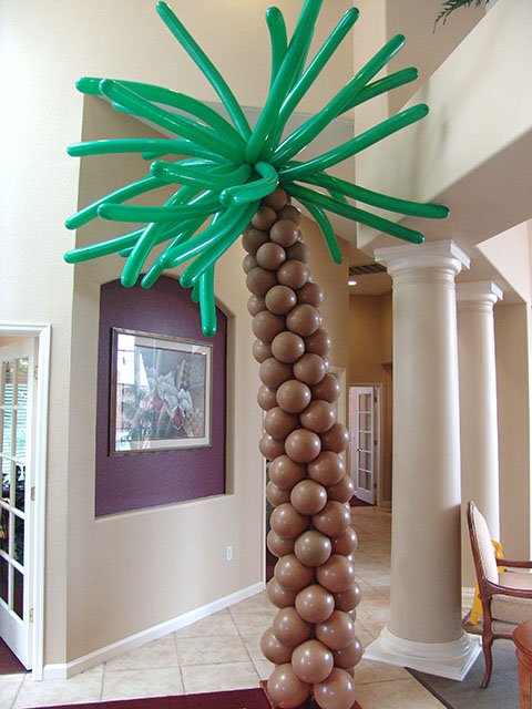 balloon palm tree