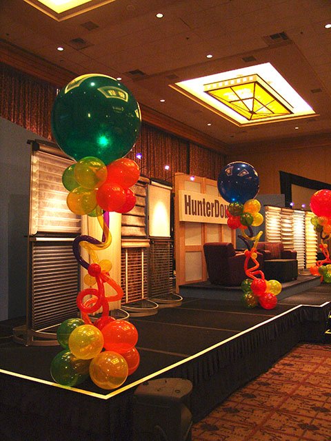 Fun and Funky balloon columns 5