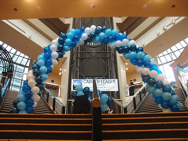 Cancer League Denver balloon arch Cancer League Denver balloon arch