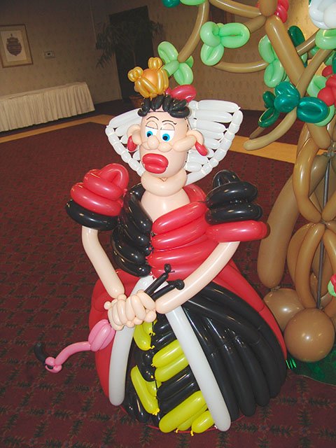 Queen of Hearts from Alice in Wonderland | Balloons in Denver